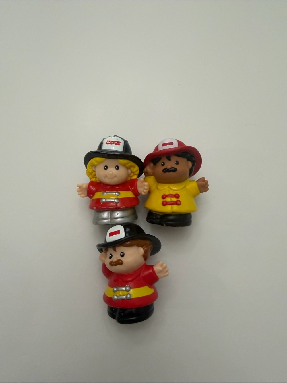 Fisher-Price Little People Firefighter FiguresLot of 3 FireDepartment RescueToys
